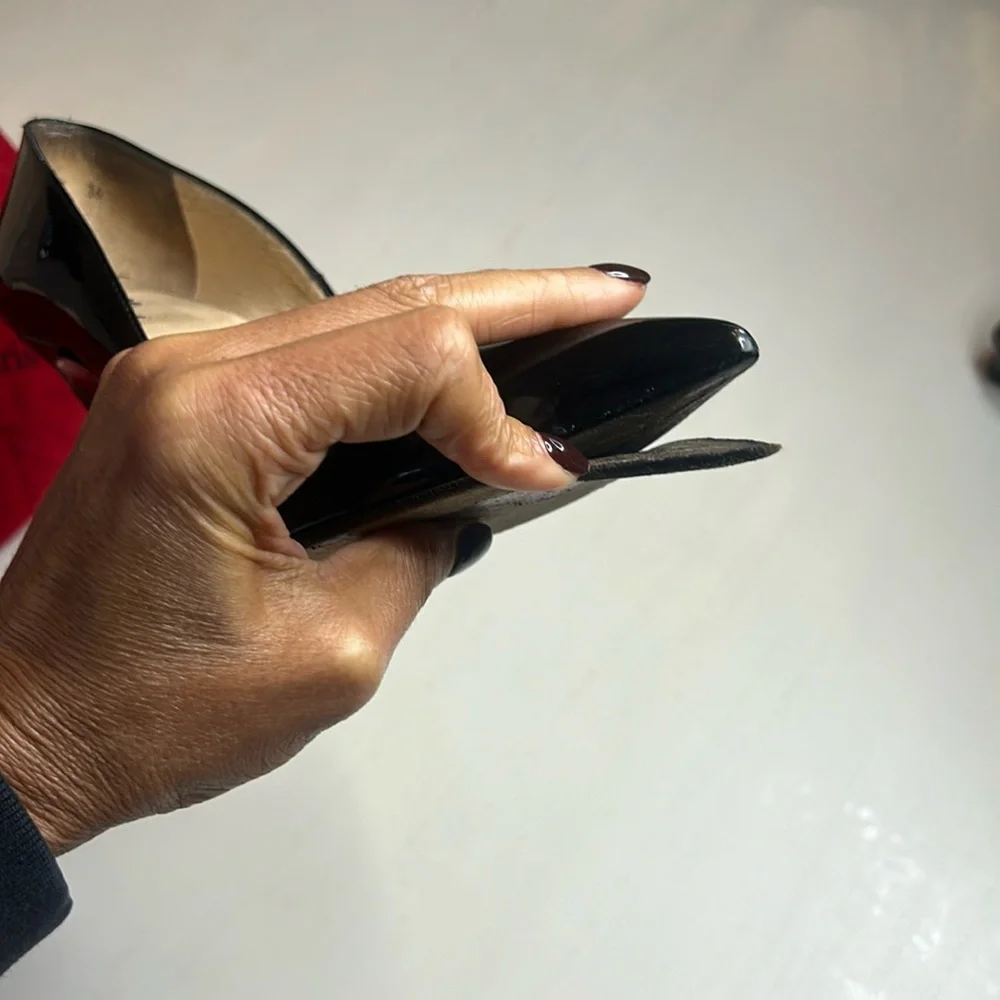 COPY - Christian Louboutin Black Patent 4.7inches [120mm]👠 - Picture 8 of 10